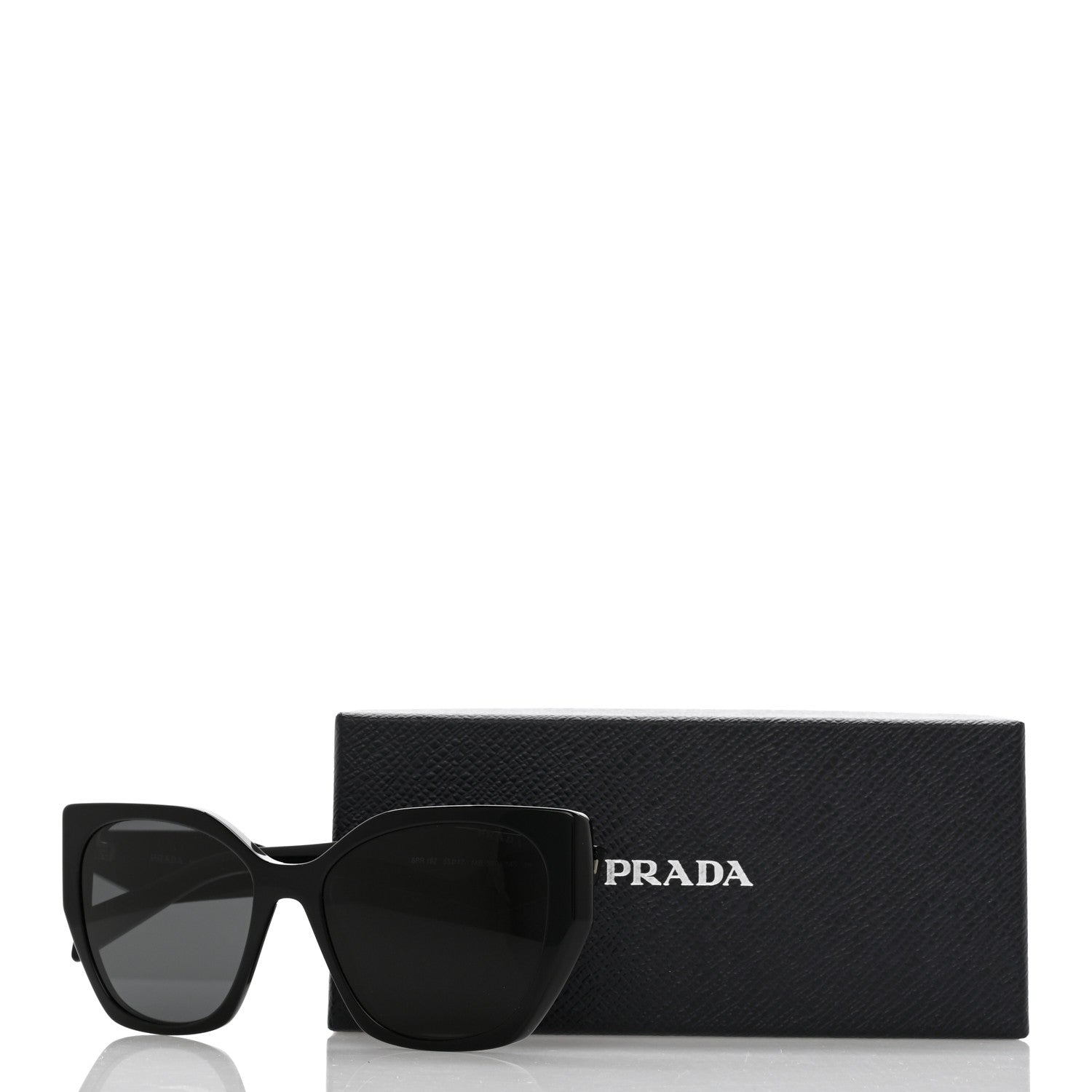 Prada Acetate Symbole Sunglasses SPR 19Z Black 10 of 10
