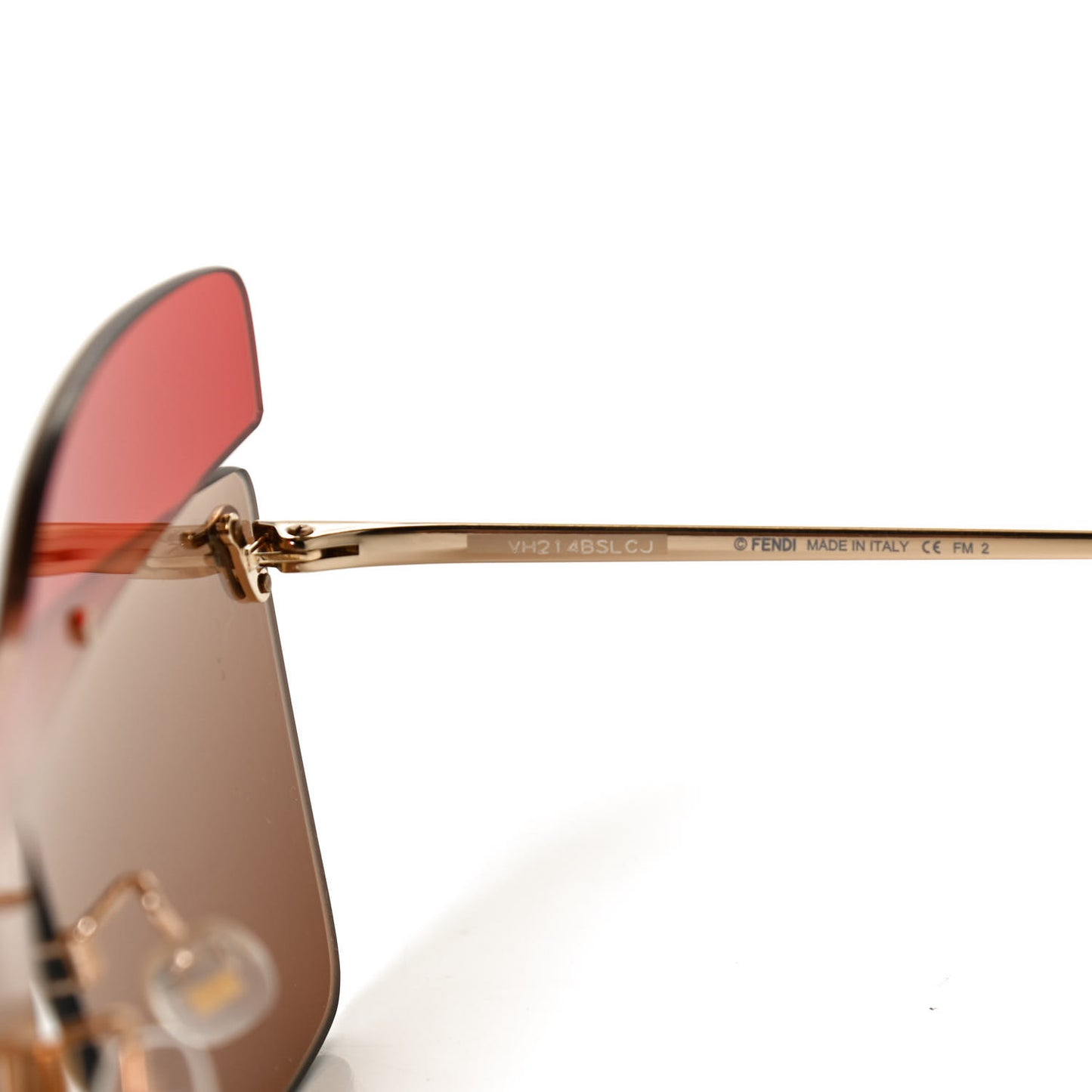 Metal Sunglasses FF0399/S Red Gold