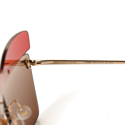 Fendi Metal Sunglasses FF0399/S Red Gold 7 of 8