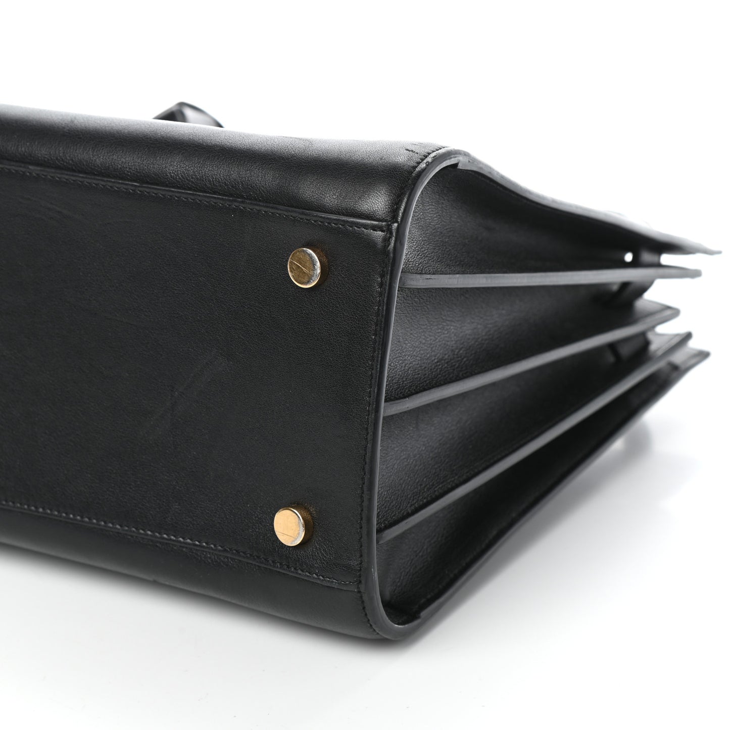 Calfskin Small Sac De Jour Black