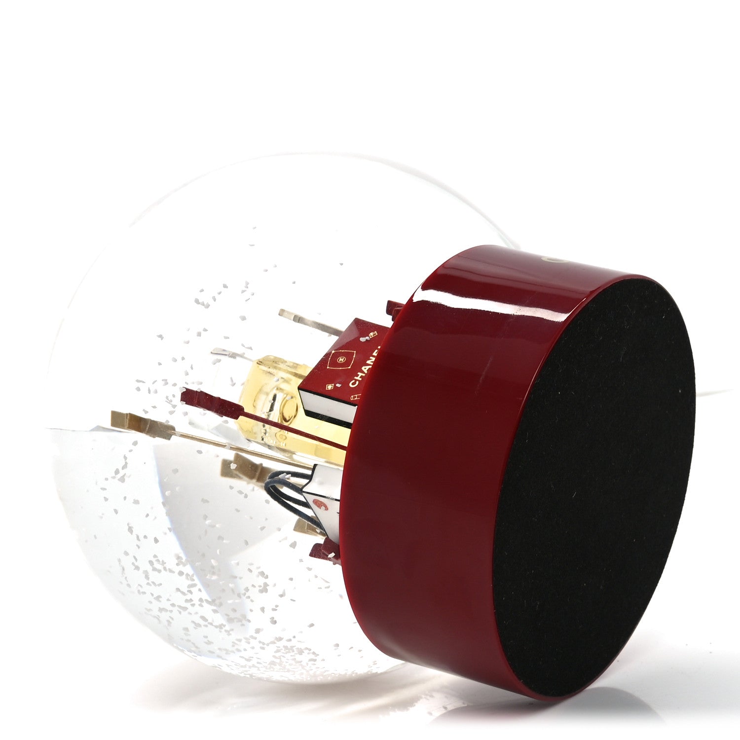 Chanel Glass N°5 Perfume Bottle Snow Globe Red 6 of 8