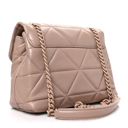 Prada Nappa Triangle Stitched Small Spectrum Bag Cipria 3 of 8