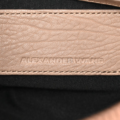 Alexander Wang Pebbled Lambskin Mini Rockie Latte Rose Gold Hardware 6 of 9