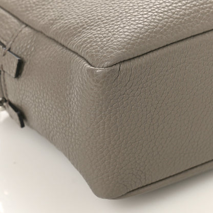 Prada Vitello Daino Soft Medium Double Zip Shoulder Bag Argilla 8 of 9