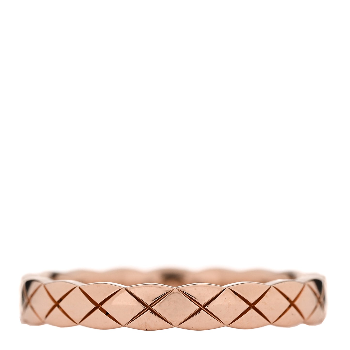 18K Beige Gold Mini Coco Crush Ring 57 8