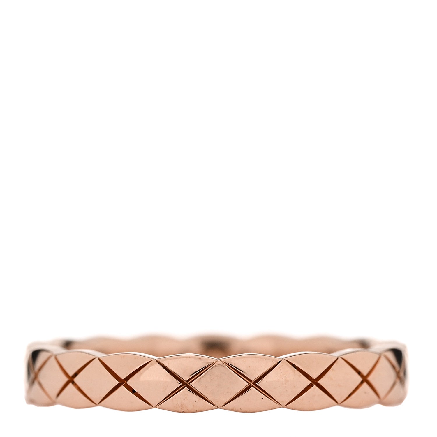 Chanel 18K Beige Gold Mini Coco Crush Ring 57 8 1 of 4