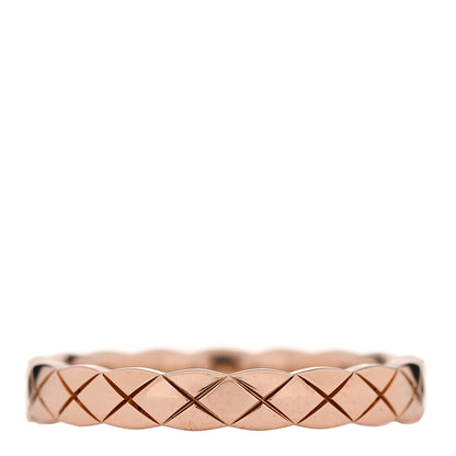 Chanel 18K Beige Gold Mini Coco Crush Ring 57 8 1 of 4