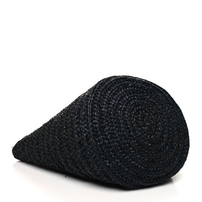Saint Laurent Raffia Medium Panier Bag Black 4 of 11