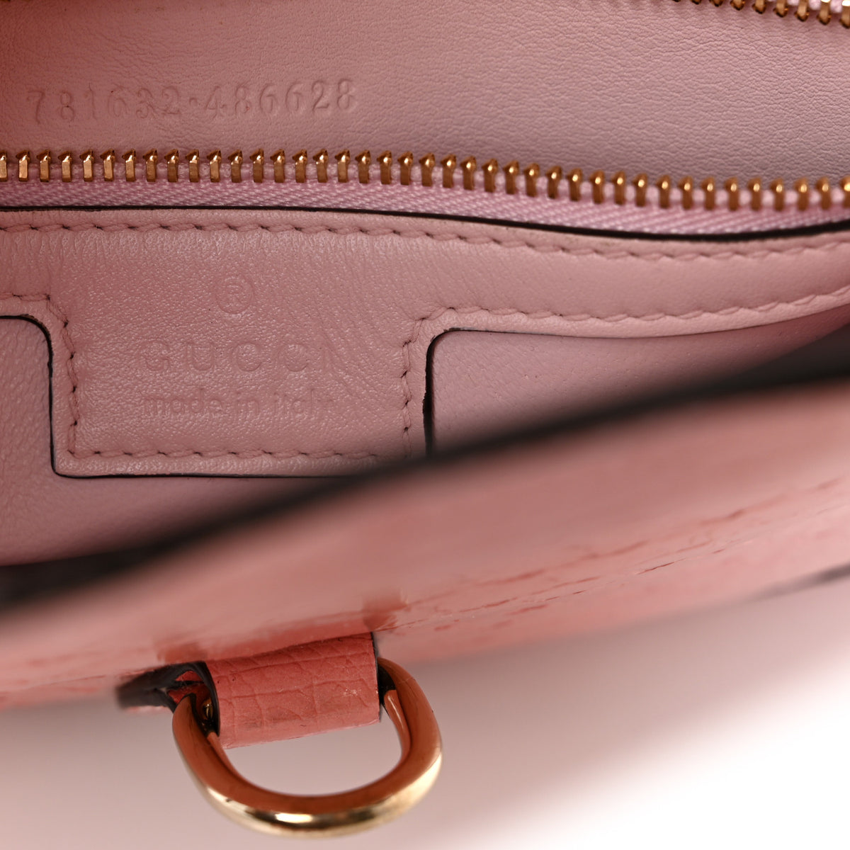 Gucci Snakeskin Web Small Jackie 1961 Hobo Pink 10 of 20