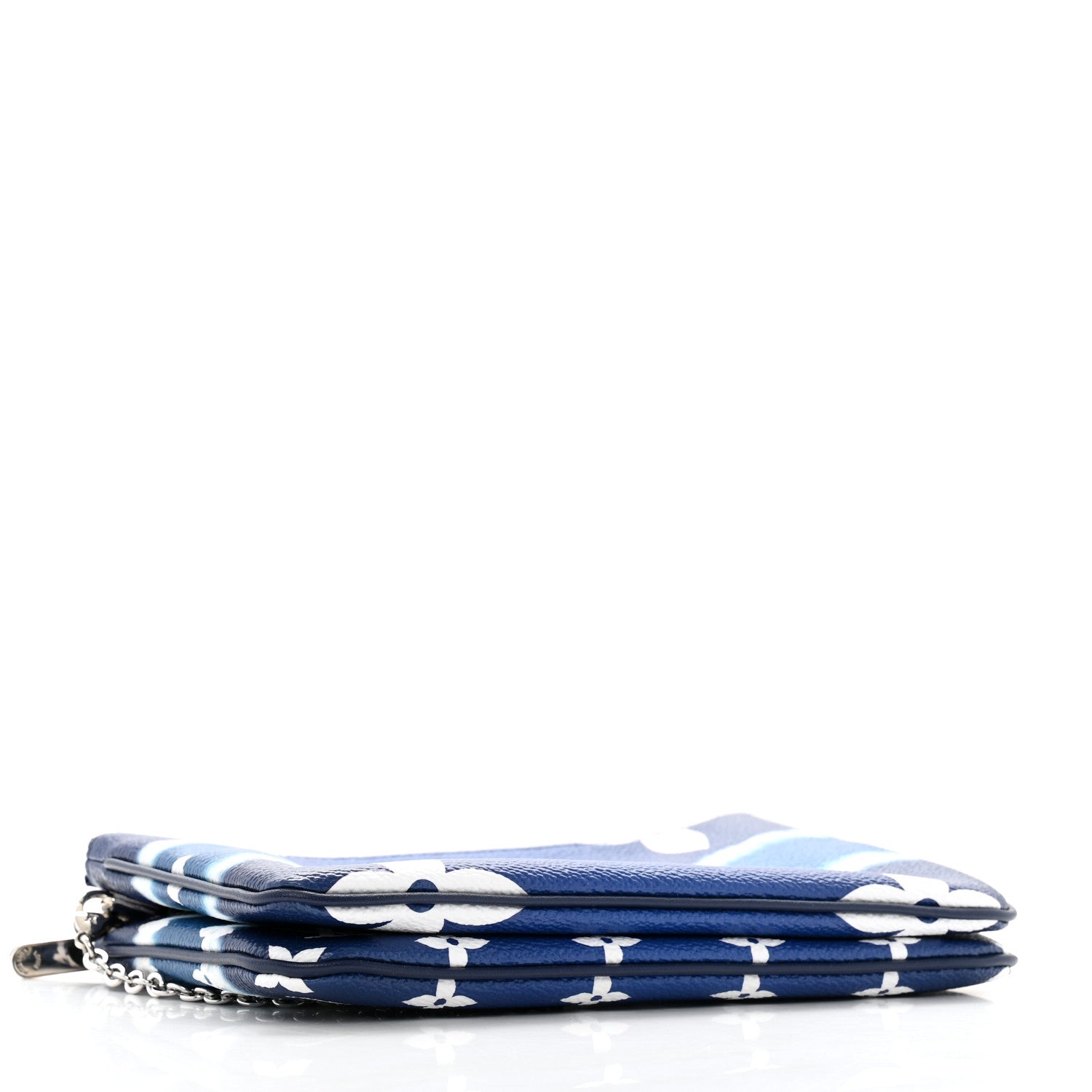 Louis Vuitton Monogram Giant Escale Double Zip Pochette Blue 4 of 14