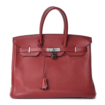 Hermes Togo Birkin 35 Rouge Garance 1 of 32