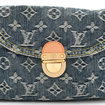 Louis Vuitton Monogram Denim Mini Pleaty Blue 7 of 11