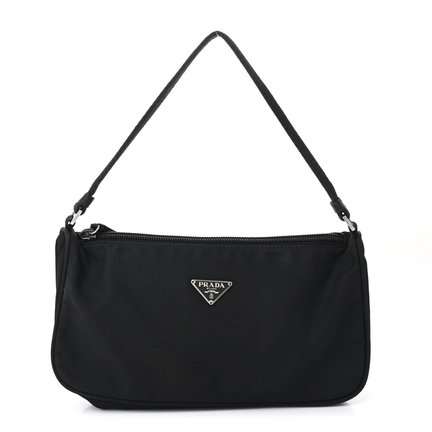 Tessuto Nylon Pochette Bag Black