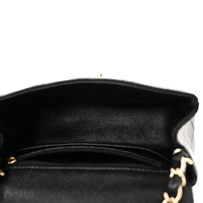 Chanel Caviar Quilted Mini Square Flap Black 5 of 10