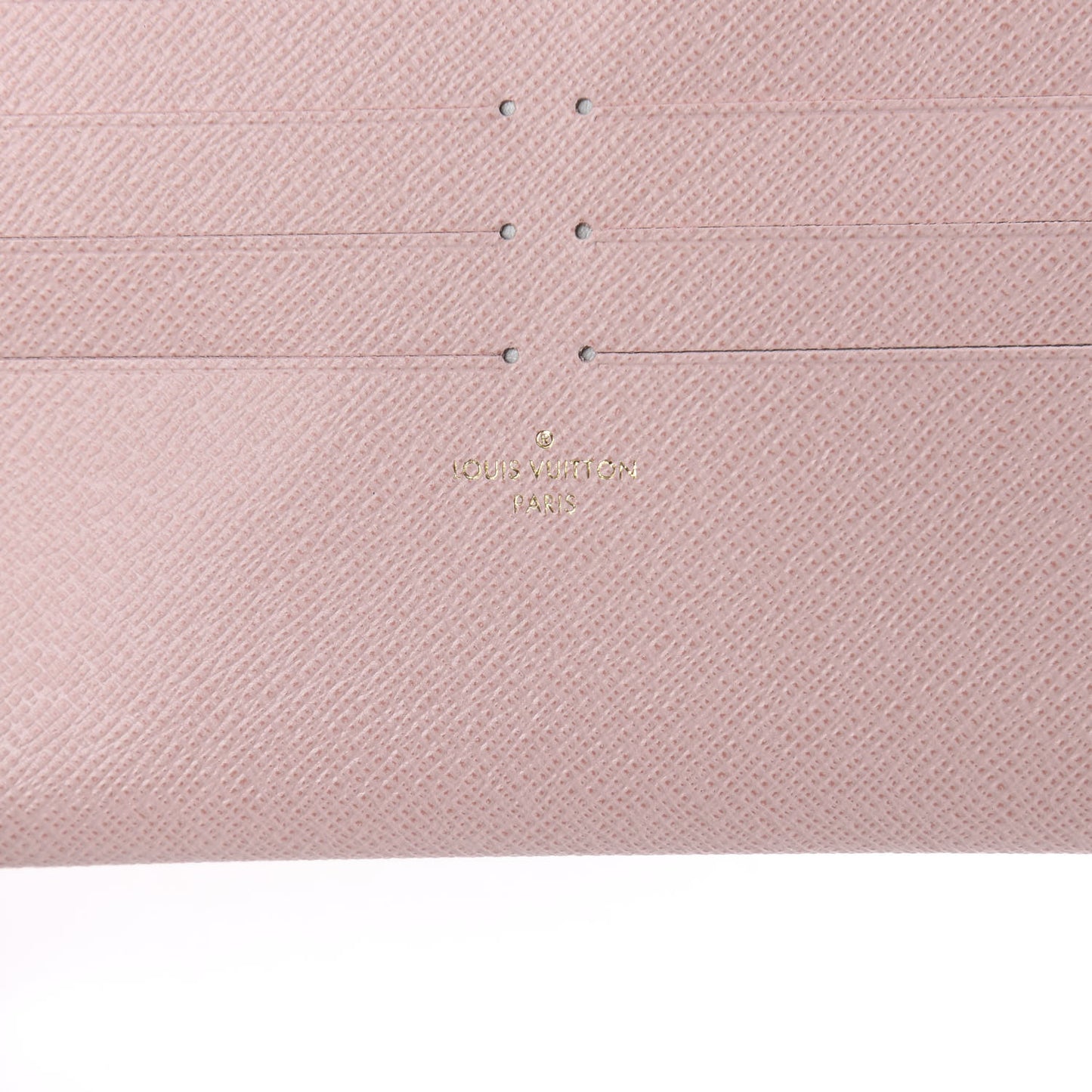Calfskin Felicie Card Holder Insert Rose Ballerine