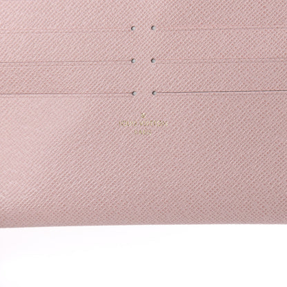 Louis Vuitton Calfskin Felicie Card Holder Insert Rose Ballerine 5 of 5