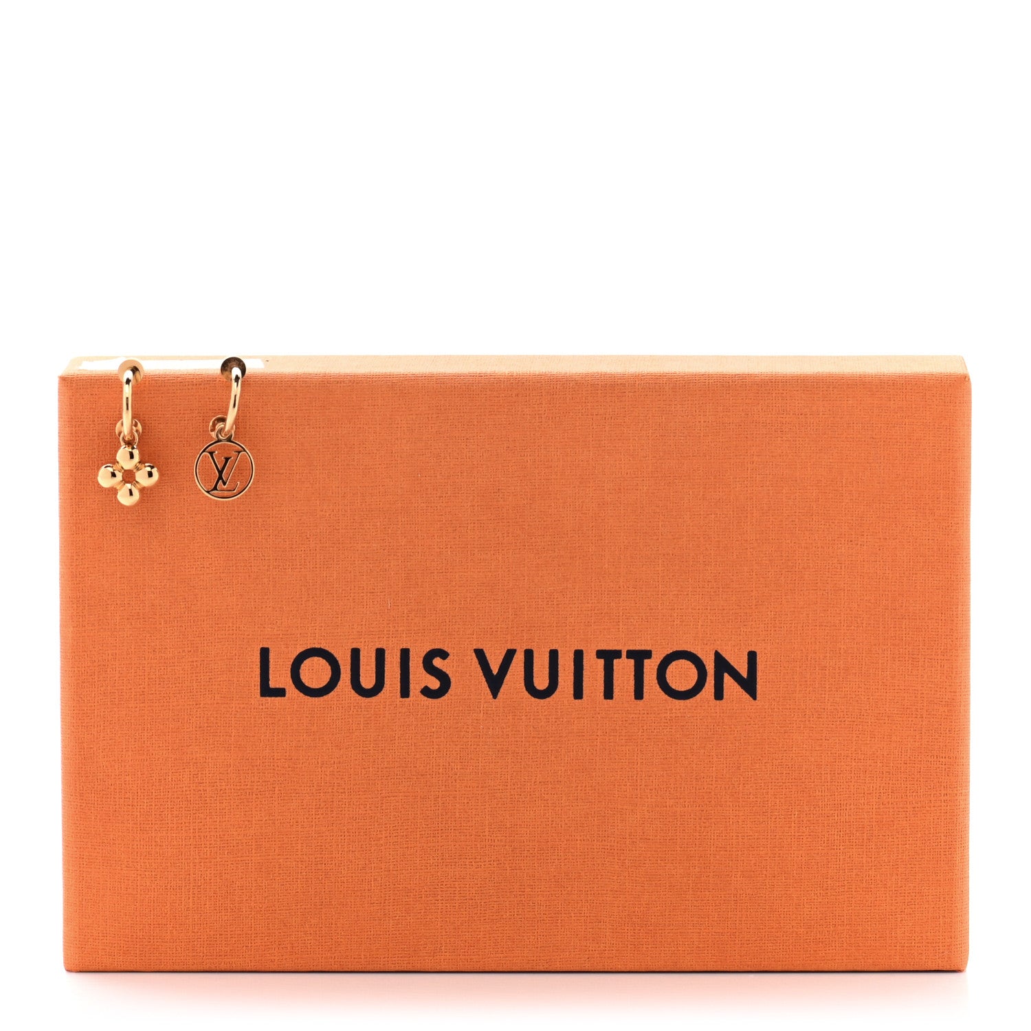 Louis Vuitton Brass Blooming Earrings Gold 4 of 4