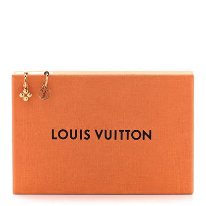 Louis Vuitton Brass Blooming Earrings Gold 4 of 4