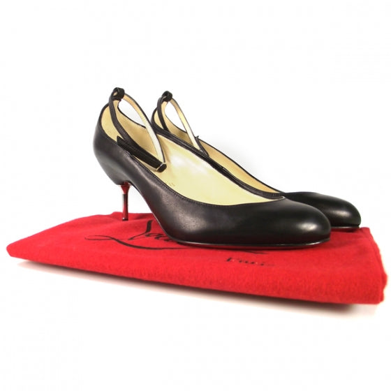 Christian Louboutin Leather Ika 70 Ankle Strap Pumps 36 4 of 9