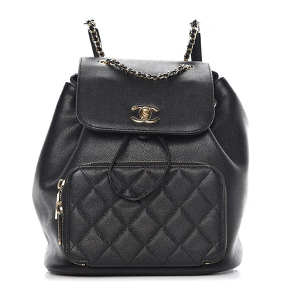 Chanel Caviar Quilted Business Affinity Backpack Black 1 of 8