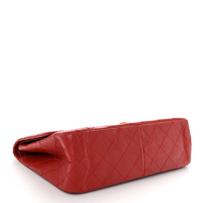 Chanel Aged Calfskin Quilted 2.55 Reissue 227 Flap Red 4 of 11