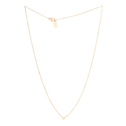Cartier 18K Pink Gold Diamond XS D'Amour Pendant Necklace 2 of 4