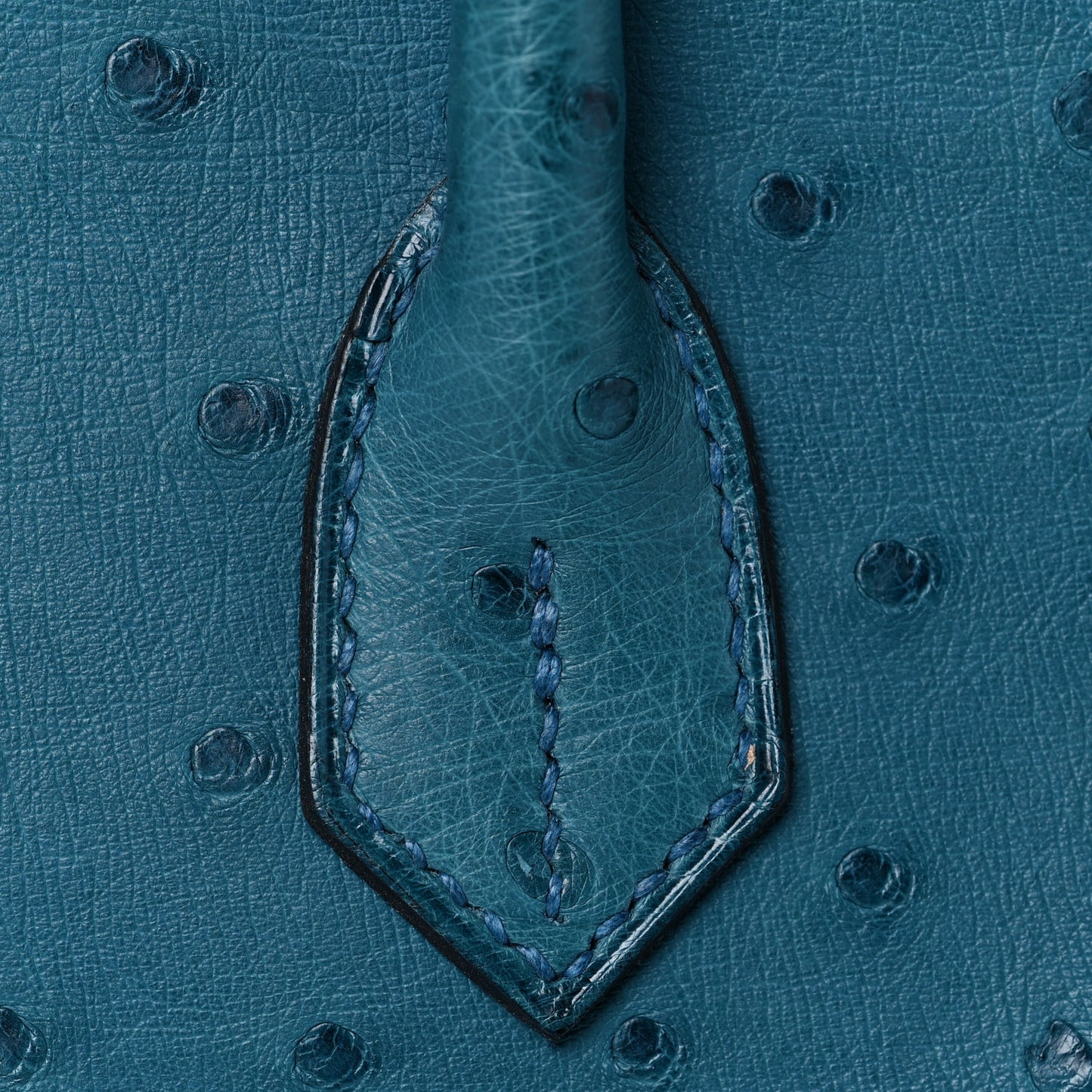 Ostrich Birkin 30 Cobalt