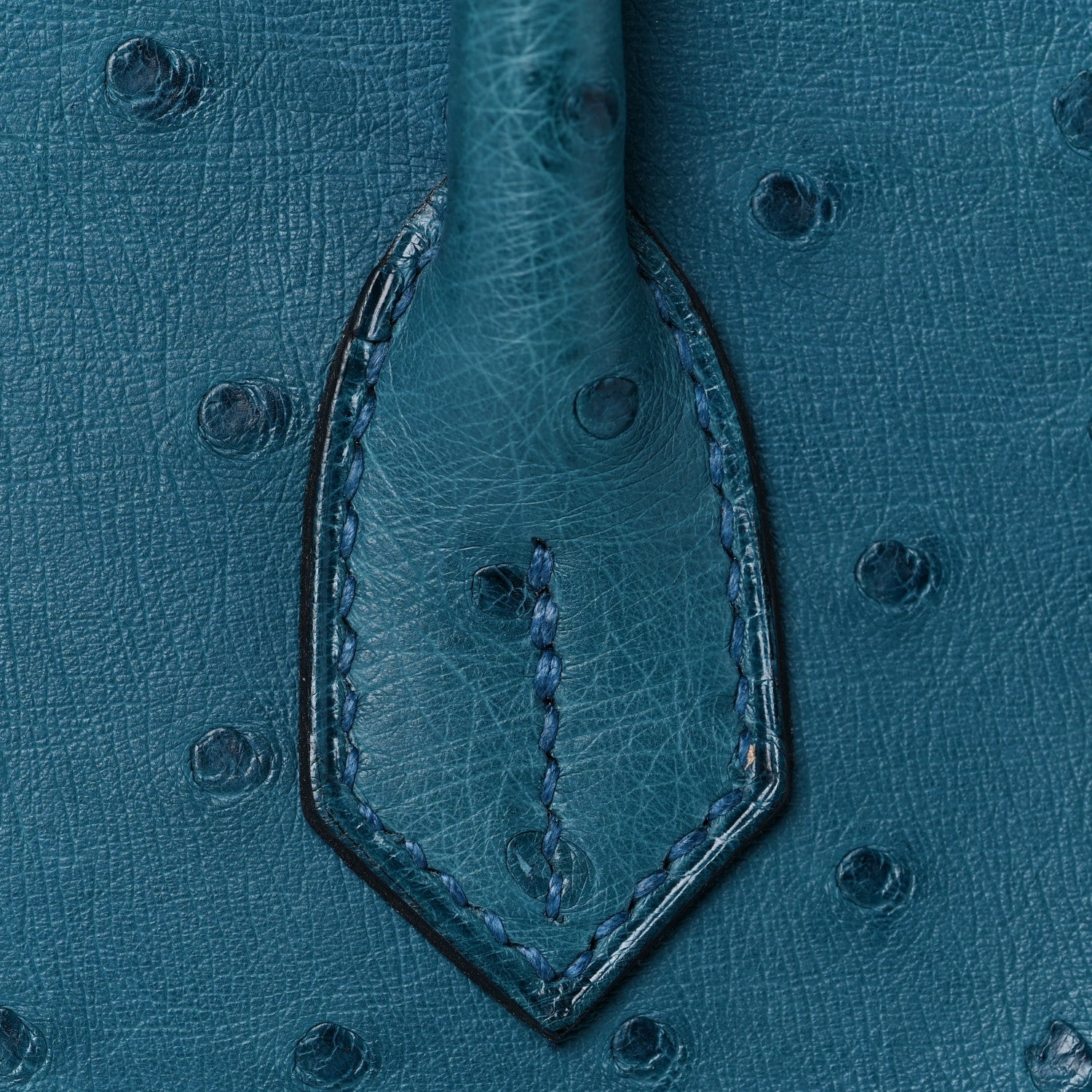 Hermes Ostrich Birkin 30 Cobalt 13 of 45