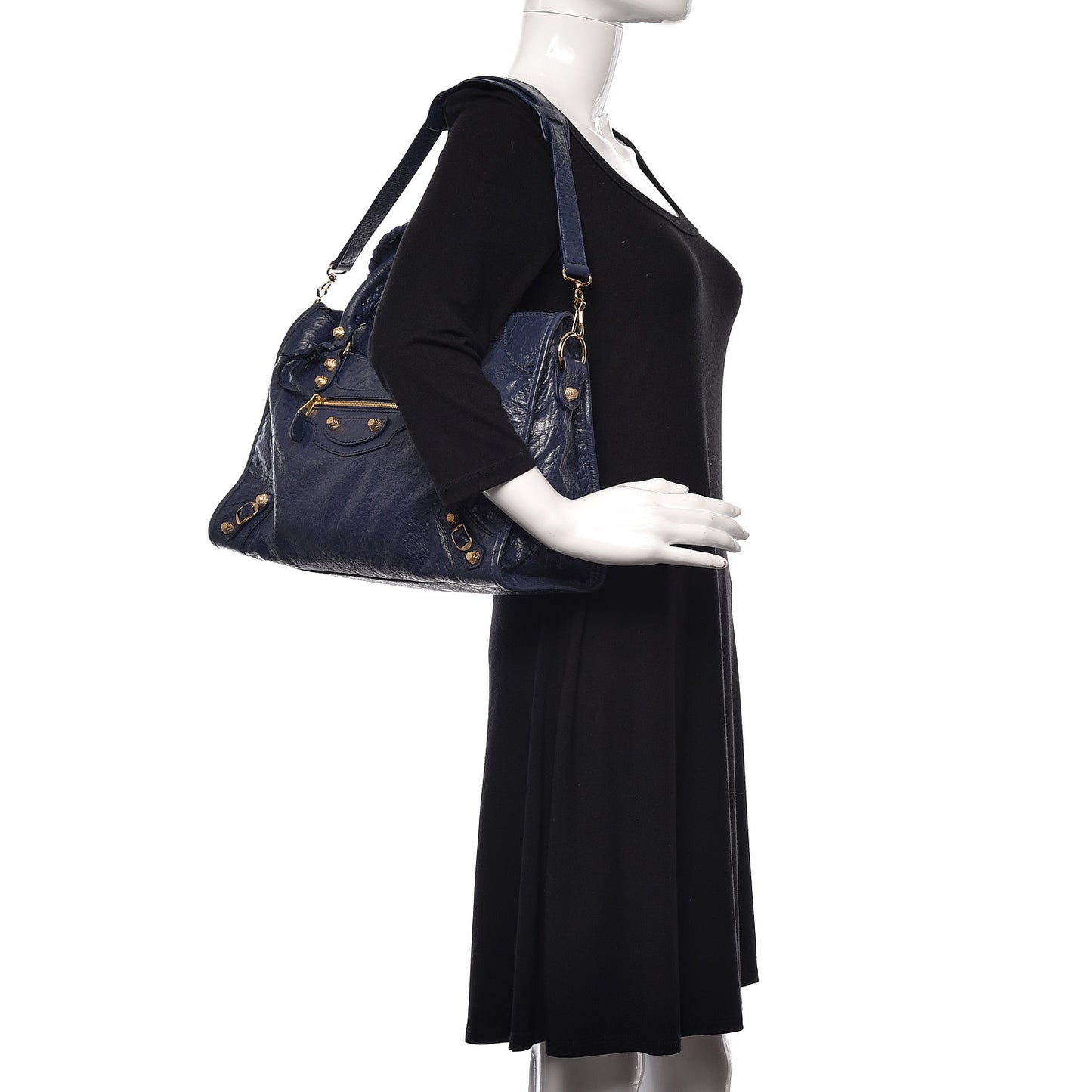 Agneau Giant 12 Gold Hardware City Gris Chartreux