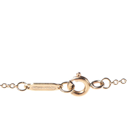 Tiffany 18K Yellow Gold Notes Letter "N" Disc Charm Pendant Necklace 5 of 6