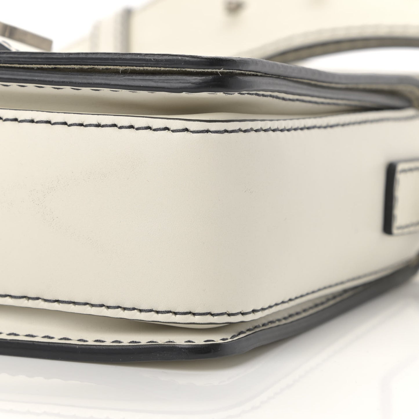 Smooth Calfskin Dio(r)evolution Flap Bag Off White