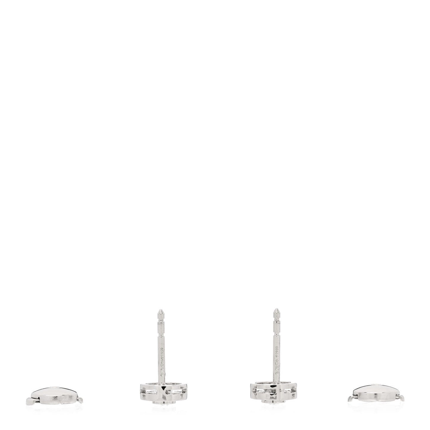 Platinum Diamond Mini Circlet Earrings