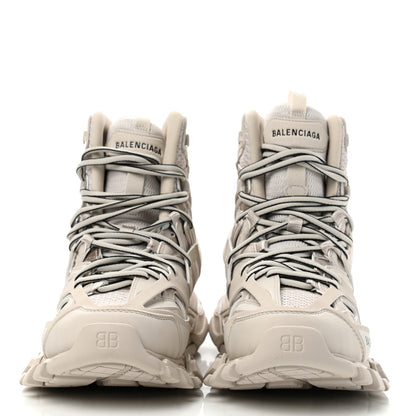 Balenciaga Mesh Nylon Womens Track Hike Sneakers 40 Full Beige 2 of 8