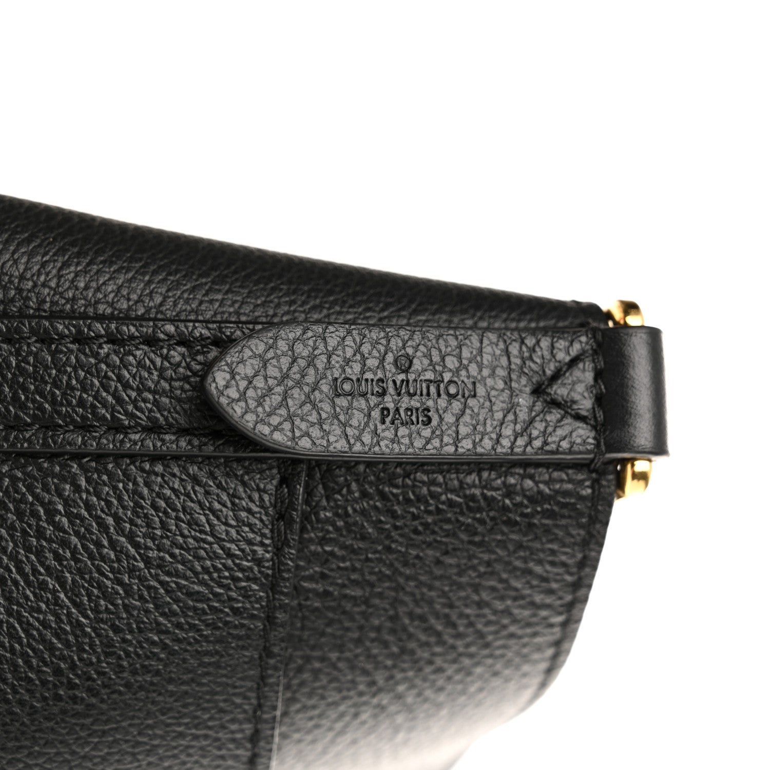 Louis Vuitton Calfskin Lock and Walk Bucket Black 6 of 12