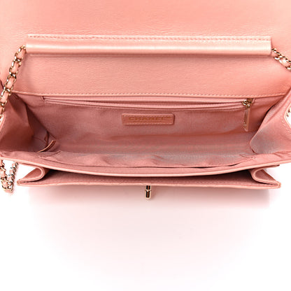 Chanel Iridescent Calfskin Smart Pocket Flap Bag Pink 5 of 10