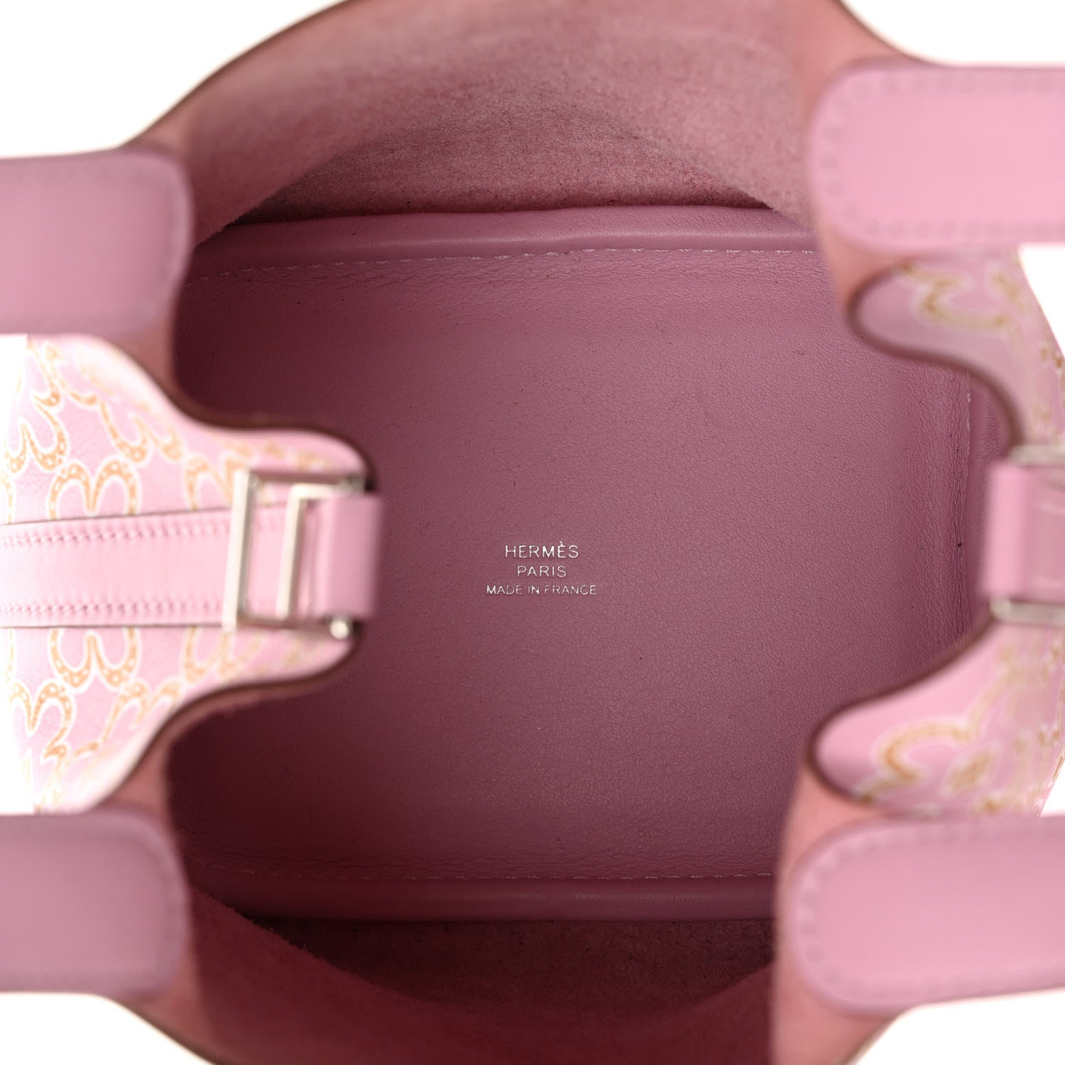 Hermes Swift Micro Lucky Daisy Picotin Lock Mauve Sylvestre 6 of 12