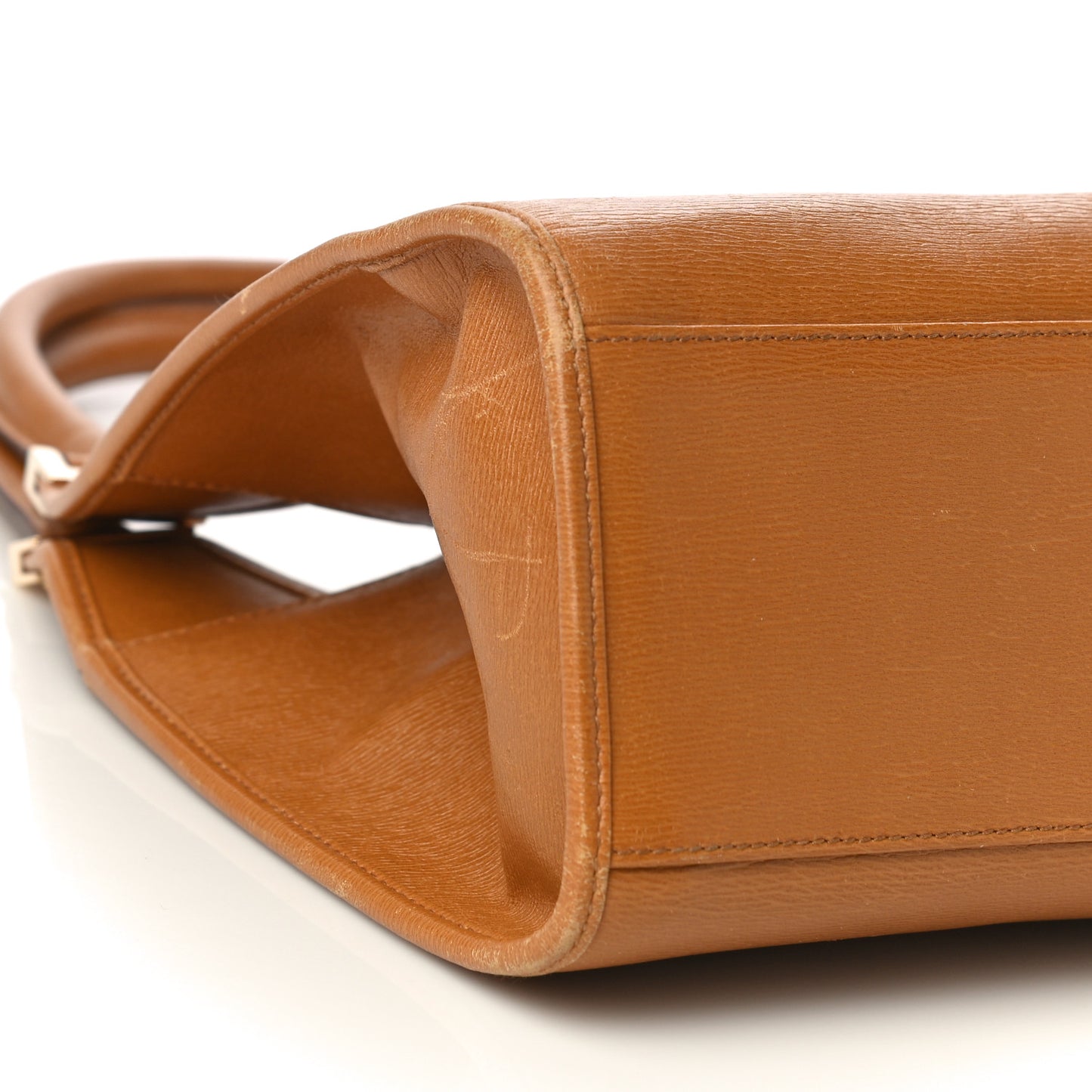 Calfskin Bardot Hobo Tan