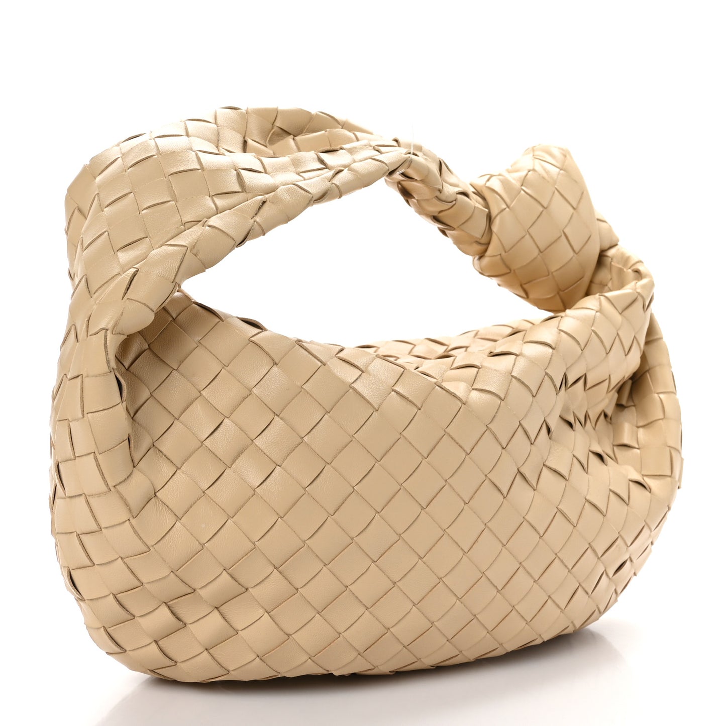 Nappa Intrecciato Teen Jodie Hobo Porridge