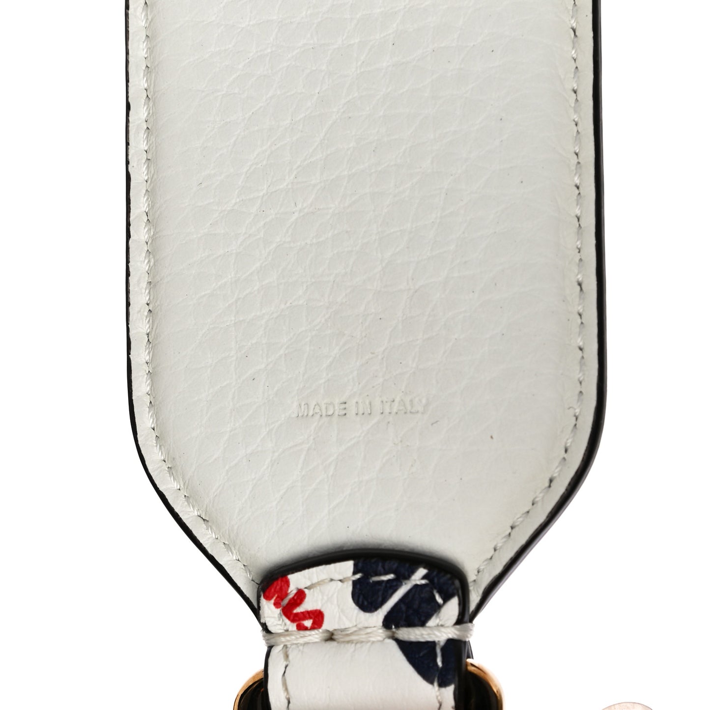 X FILA Calfskin Mania Mini Strap You White