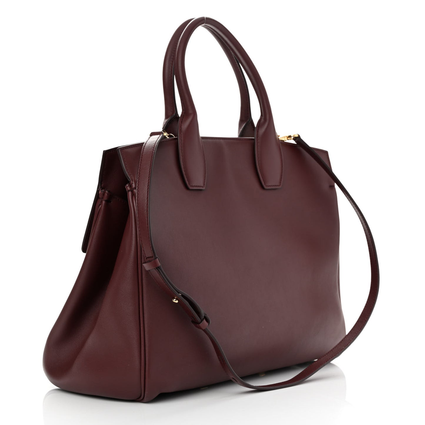 Calfskin Large Studio Bag Wine
