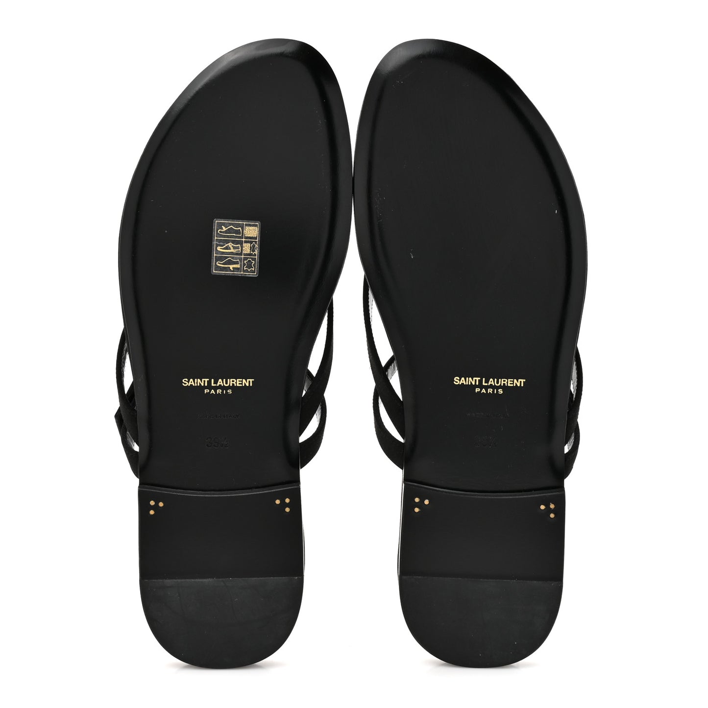 Crepe Satin Laszlo Sandals 39.5 Black