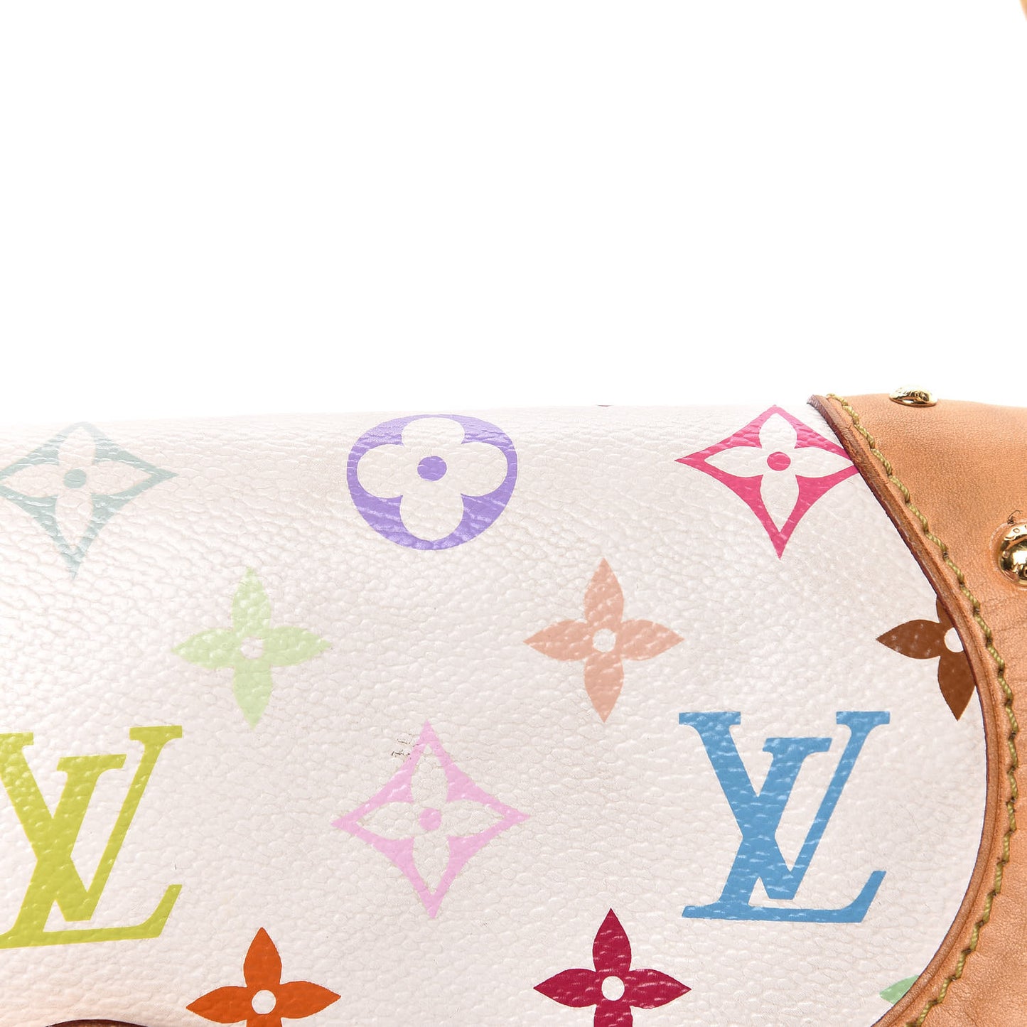 Monogram Multicolor Beverly MM White