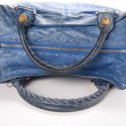 Balenciaga Chevre Giant 21 Gold Hardware Brief French Bleu 10 of 20