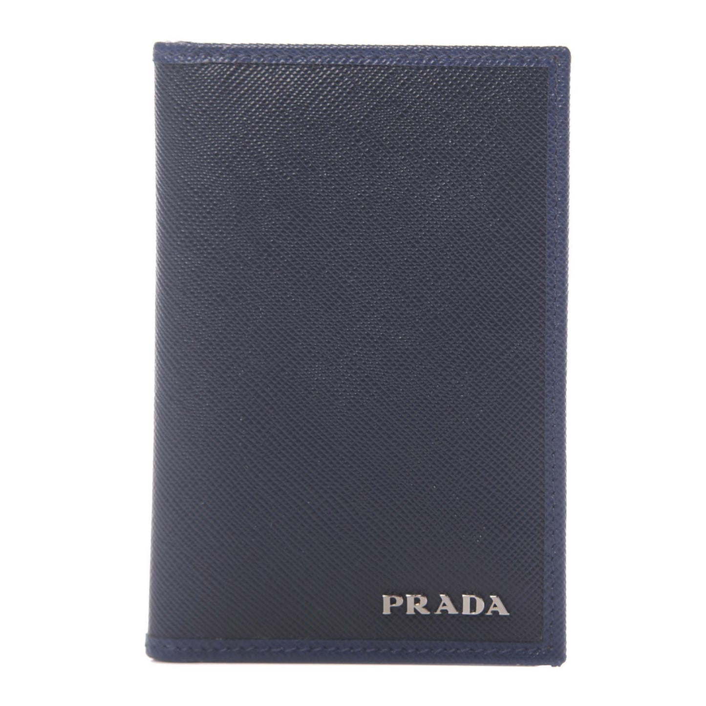 Saffiano Bi-Fold Card Holder Baltico Bleuette