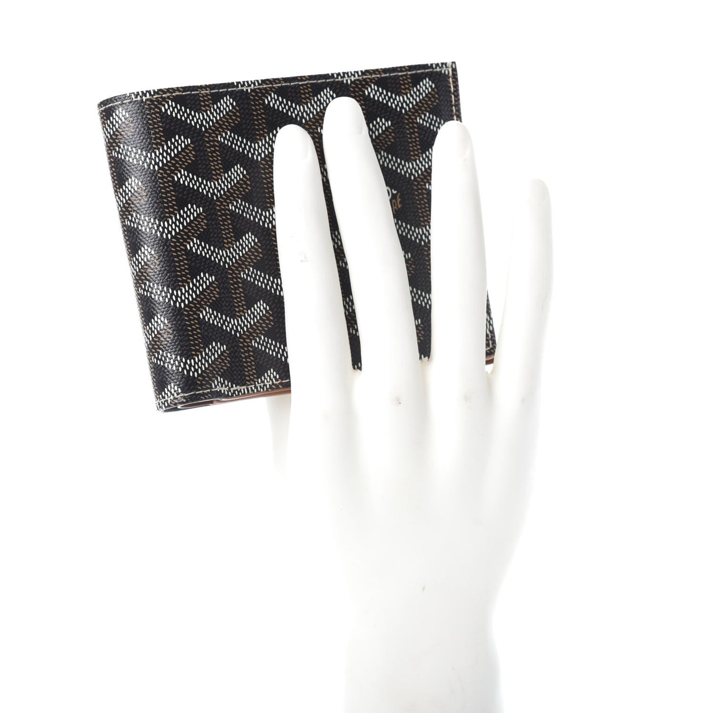 Goyardine Saint Florentin Bi-Fold Wallet Black Gold