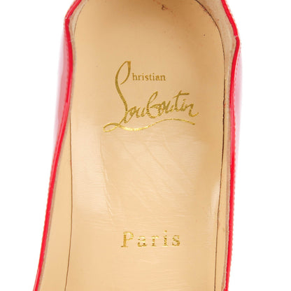 Christian Louboutin Patent Wawy Dolly 120 Pumps 36 Rosso 7 of 8