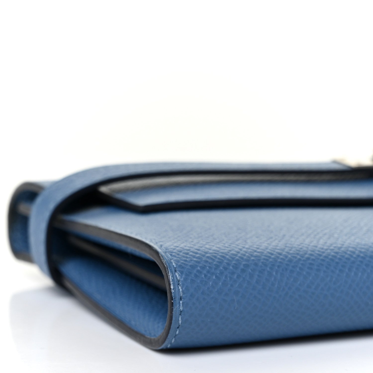 Hermes Epsom Kelly Longue Wallet Bleu Azur 7 of 9