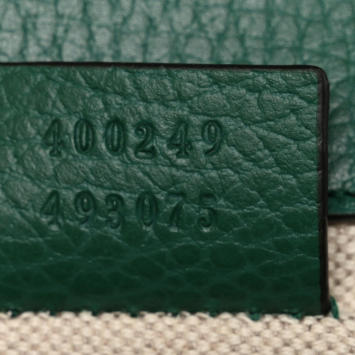 Pebbled Calfskin Small Dionysus Shoulder Bag Emerald