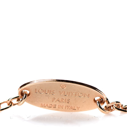 Louis Vuitton Swarovski Crystal V Heart Strass Bracelet 5 of 6