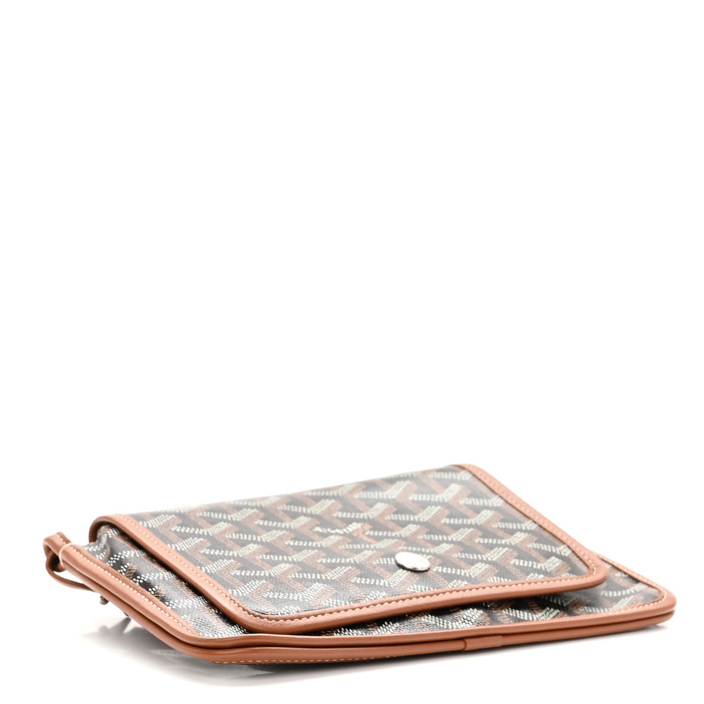 Goyardine Plumet Wallet Clutch Black Gold